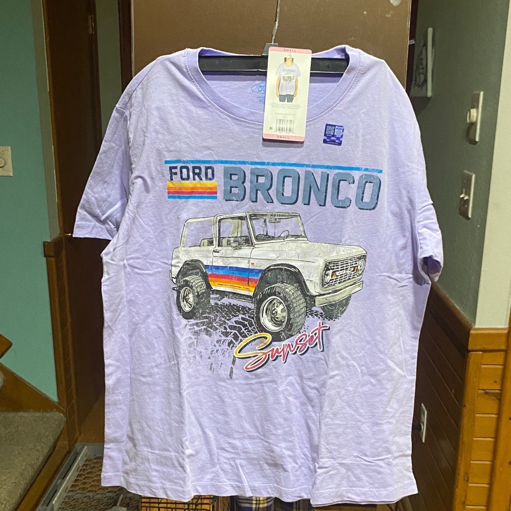 Ford Bronco womens T-Shirt - Light Purple